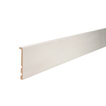 Surplinthe Universelle M.D.F. Prépeint Blanc 22x133mm 2m44 6 longueurs