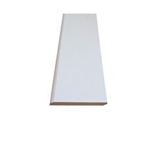 Lot de 5 plinthes revêtues 9x68mm longueur 2m blanc