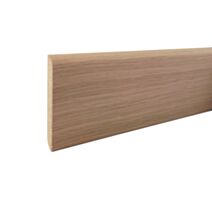 Plinthe Arrondi M.D.F Plaqué Chêne 12X68 2m23