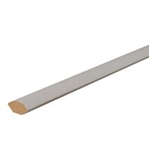 Quart de rond MDF prépeint blanc diamètre18mm longueur2M44 25 longueurs - SOTRINBOIS