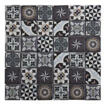 Feuille de mosaïque Marge verre peint irisé 30x30x0,8cm - MAT INTER 