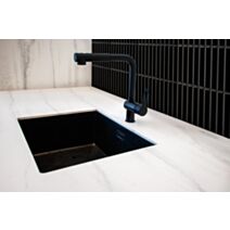 Mosaïque Mur Porcelaine noir 29,5x28,2cm