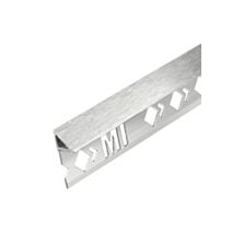 Profilé triangulaire Mur alu brossé brillant 12,5mm/2,5m