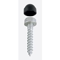 Tirefonds pour sol bois noir Ø10 (4 pièces) - BURGER