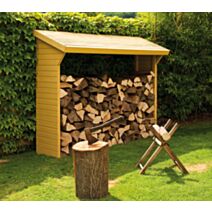 Abri bûches OLBIA 220x50xH.183cm 2 stères - CERLAND