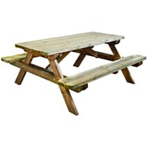 Table Pique-Nique Robuste 180x74.5/160xH.72.5cm- CERLAND