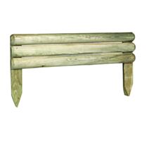 Bordure à planter demi- rondin 55xH.15/30cm - CERLAND