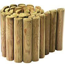 Bordure De Jardin en Pin Cl.3 L200xH.40x7cm Naturel - CERLAND