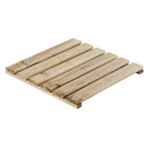 Dalle bois 40x40x2,8cm - CERLAND