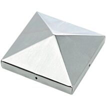 Chapeau pyramide métal 9 cm pour poteau - KORDO