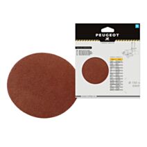 Jeu de 6 abrasifs velcro ø150mm - grain 80