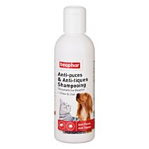 Shampooing antiparasitaire curative chien et chat 200 mL - BEAPHAR