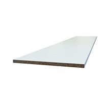 Tablette mélaminée blanc 2 chants 18 mm 2500 x 500 mm - SUPBOIS