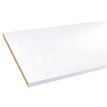 Tablette mélaminée blanc 2 chants 18 mm 2500 x 600 mm - SUPBOIS