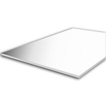 Plateau de bureau mélaminé blanc 18mm 150x80cm