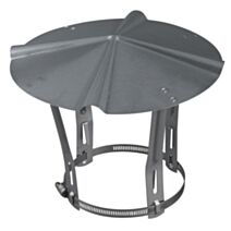 Chapeau chinois inox Ø80/111