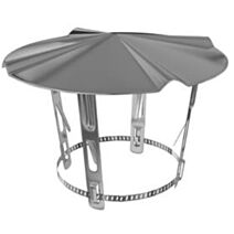 Chapeau chinois inox Ø80/111