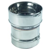 Raccord inox poêle flexible 153/186 - TEN