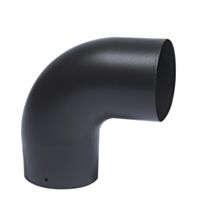 Coude émaillé mat acier 90° ∅153mm bois/fioul/gaz - TEN