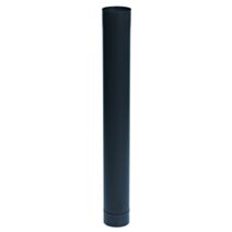 Tuyau de Raccordement en émail noir mat 1m Ø153 - TEN