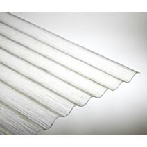 Plaque polyester incolore petite onde 1,5x0,90m
