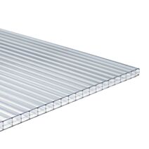 Plaque polycarbonate alvéolaire 6mm 2x1,05m