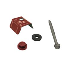 Kit de fixation pour bac acier coloris rouge