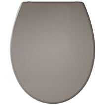 Abattant frein de chute presto taupe thermodur déclipsable