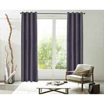 Rideau Isolant Thermique uni Finland 140x240cm Orage