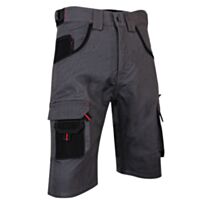 Bermuda gris/noir 38 calcaire