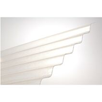 Plaque Opalin polyester 2x0,90m 7mm blanc