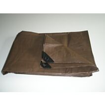 Bâche de protection du bois 2x8m marron - SODEPM