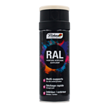 Aérosol peinture acrylique Ral 1015 Ivoire Clair 400ml