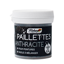 Additif paillettes peinture Anthracite 30gr
