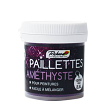 Additif paillettes peinture Amethyste 30gr