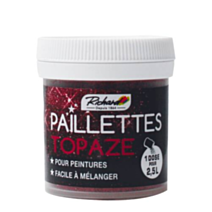 Additif paillettes peinture Topaze 30gr