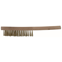 Brosse à manche fils acier laitonné - SCID