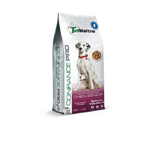 Croquettes chien confiance senior 15kg - TEL MAITRE