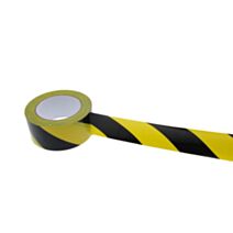 Adhésif PVC Danger jaune/noir 50mm x 33m
