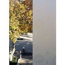 Film statique pissenlit 45x2000cm transparent - CORYL