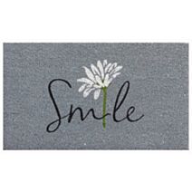 Tapis d'entrée abrité Coco Folie Smile 75x45cm