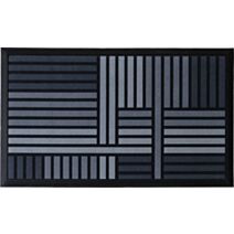 Tapis d'entrée abrité Swing Square 76x46cm