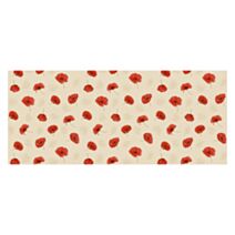 Nappe Lautrec ovale 160x240cm beige coquelicot - CORYL