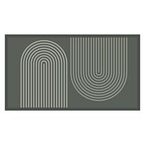 Tapis intérieur lys arches 80x45 blanc - CORYL