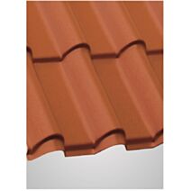 Panneau tuiles polymère hte résistance rouge 1.92mx0.78m - ELYTUILE