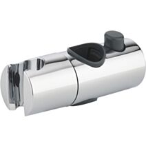 Curseur de barre d25mm reglable en hauteur chromé