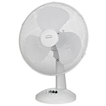 Ventilateur de table 23 cm blanc
