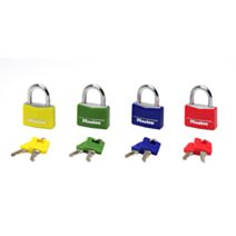 Cadenas 40mm acier 21mm multicolore - MASTER LOCK