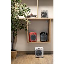 Soufflant salle de bain mobile rouge vintage 2000W - SCHOLTES