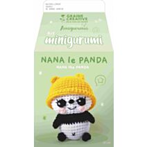 Kit Mini Amigurumi Panda 100 Mm - GRAINE CREATIVE